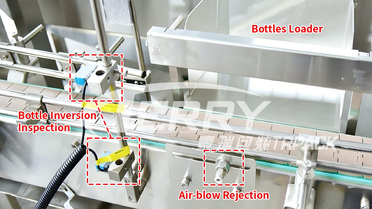 TRPACK LP Automatic 1L Bottle Unscrambler Bottle-Reversal Elimination Device