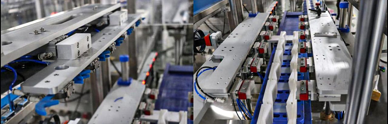 A servo motor automatically straightens the pipe, allowing the pump pipe to smoothly enter the bottle. A soft silicone bottle positioning device secures the bottle in place without causing any damage