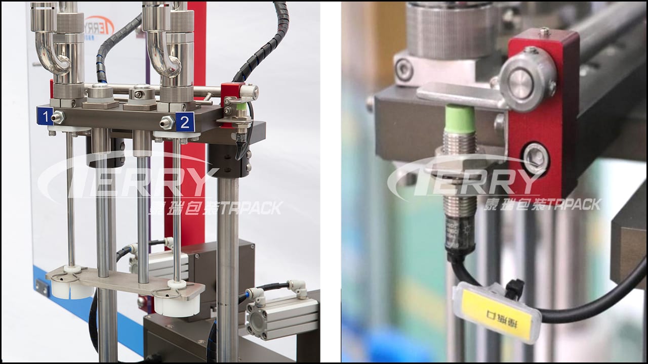 Bottle mouth anti-collision function