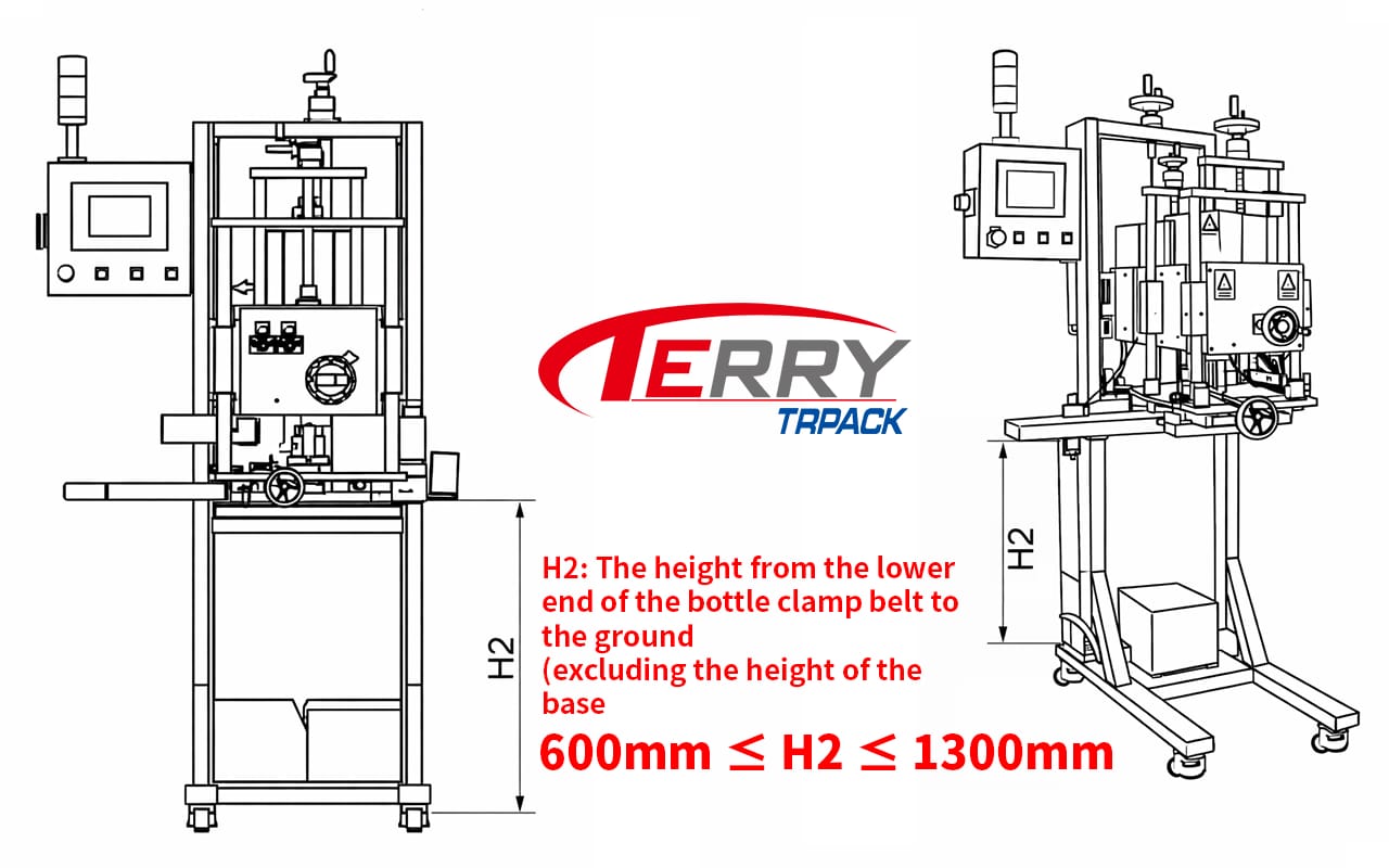 insert-type design for Single Head Servo Motor Capping Machine
