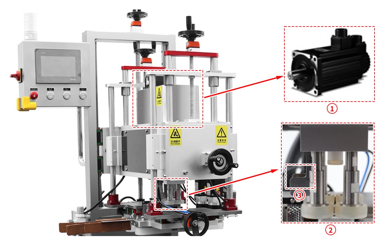 servo motor controlled capping for Single Head Servo Motor Capping Machine