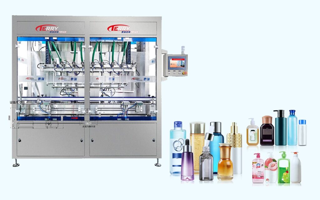 Fully automatic shampoo filling machine