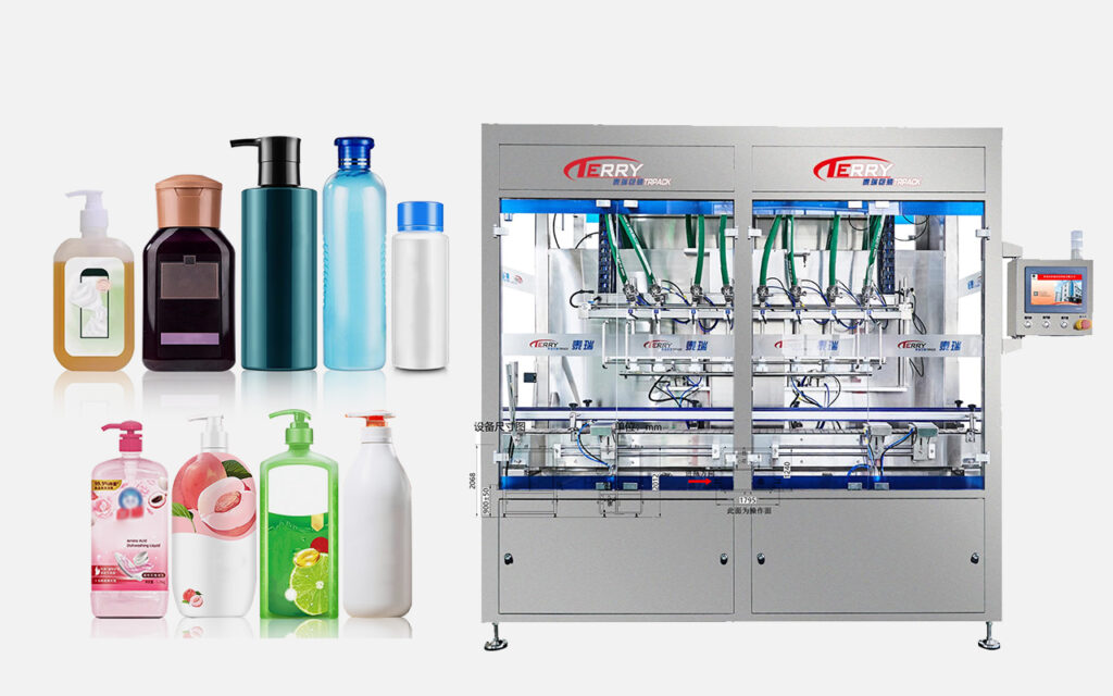 TRPACK Fully automatic shampoo filling machine