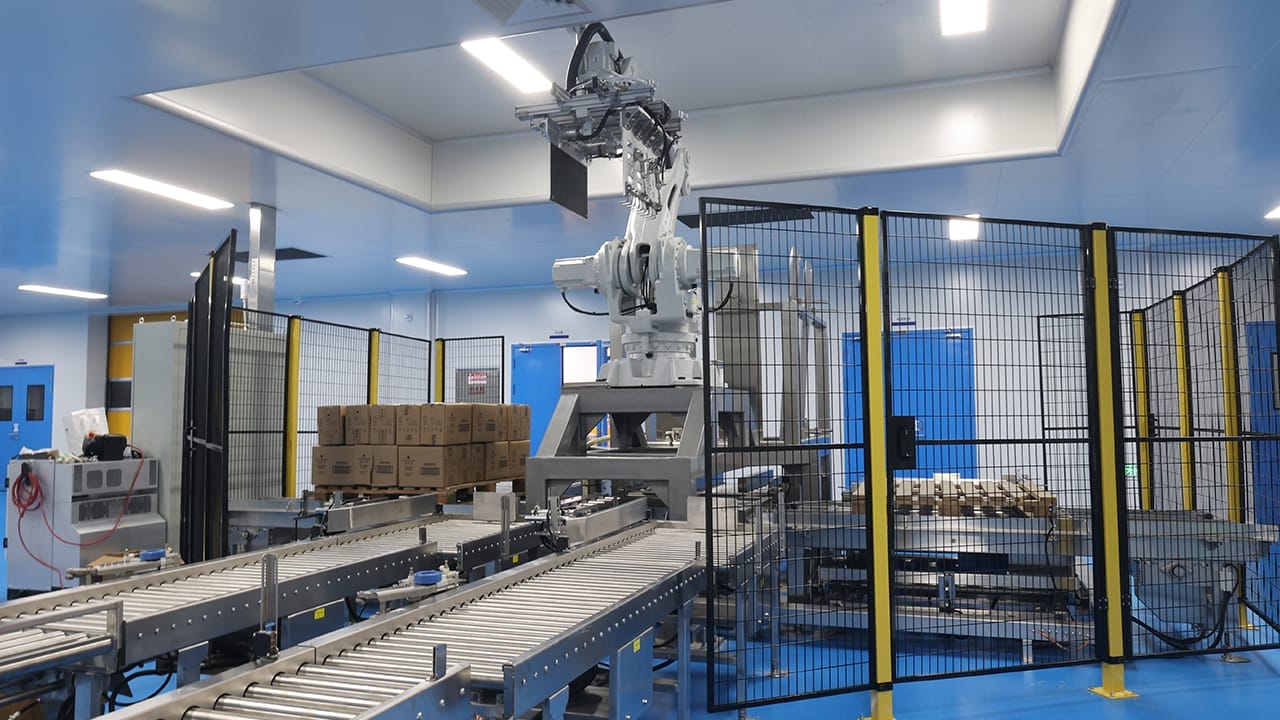 Spider-Hand Bottle Handling Machine, High-Viscosity Filling Machine, Servo Capping Machine Project Site (4)