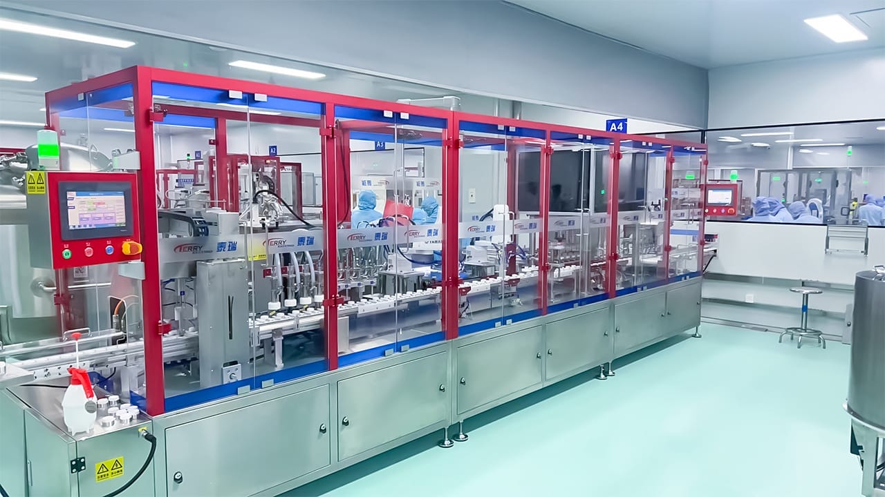 Fully Automatic Cream And Lotion Integrated Machine; Automatic Bottle Loading And Unloading Machine Project Site (2)
