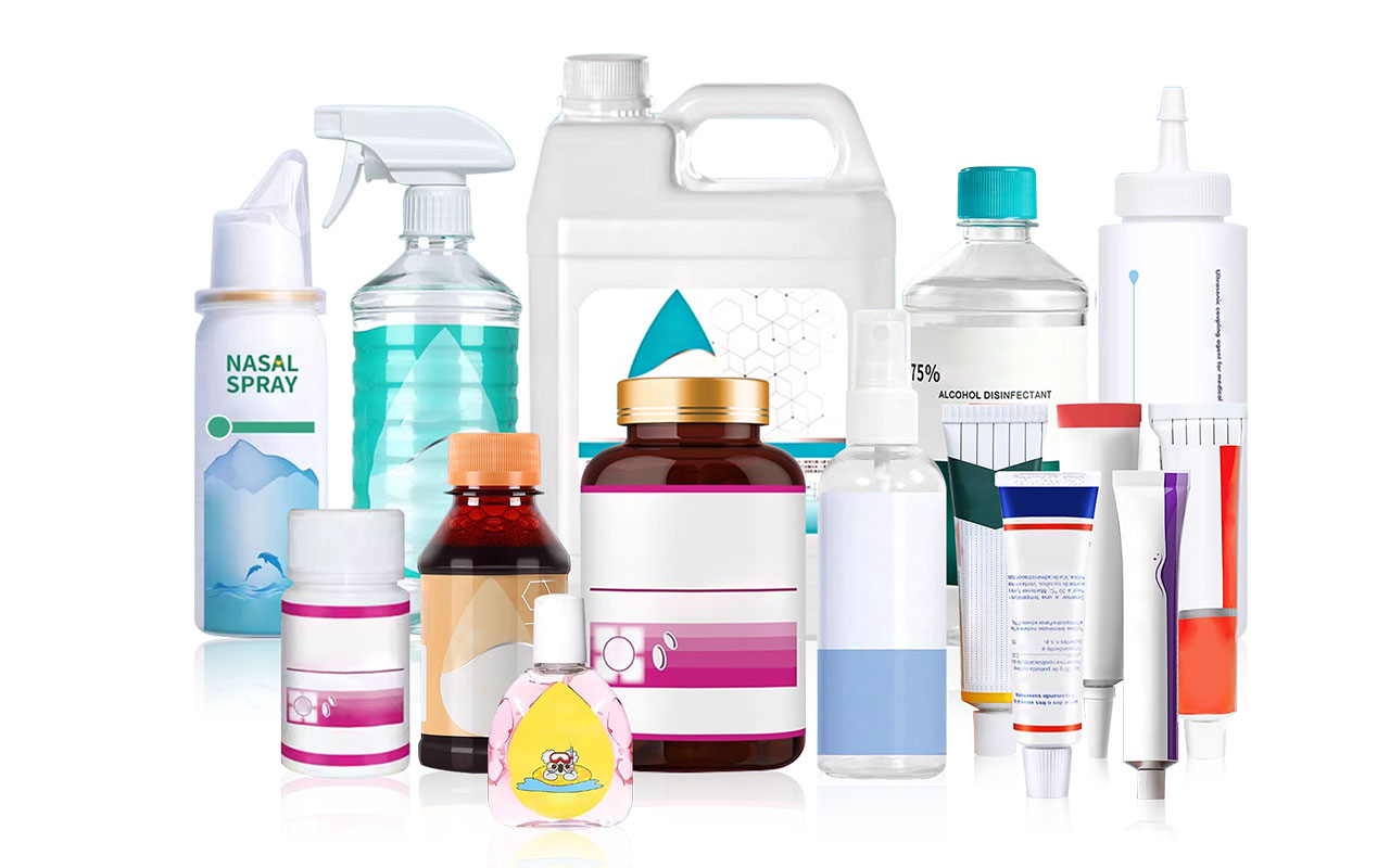 TRPACK Pharmaceutical industry applicable bottles