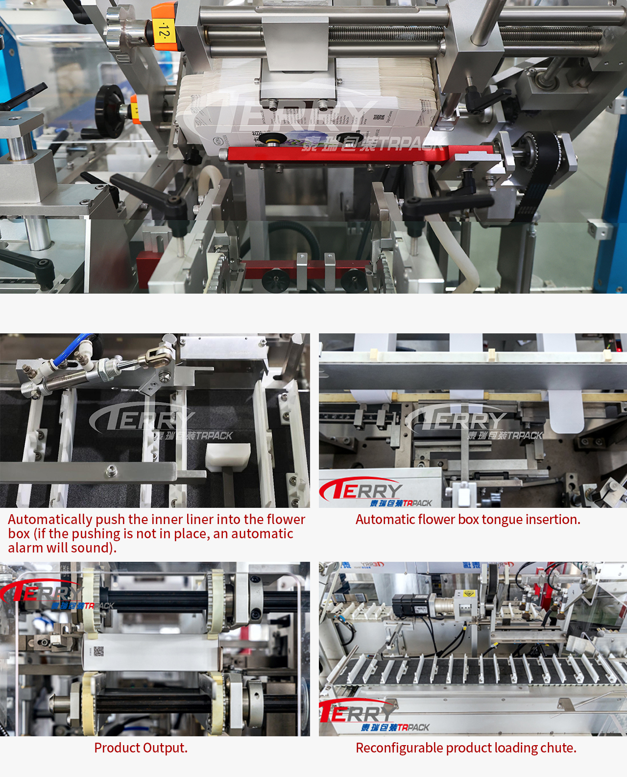 Automatic robotic claw for the outer box cartoning process