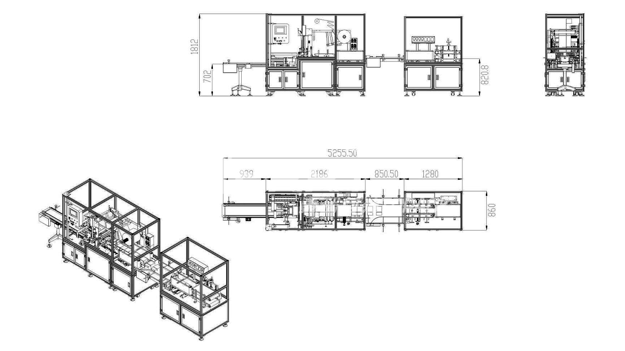 Cellophane 3D Wrapping Machine