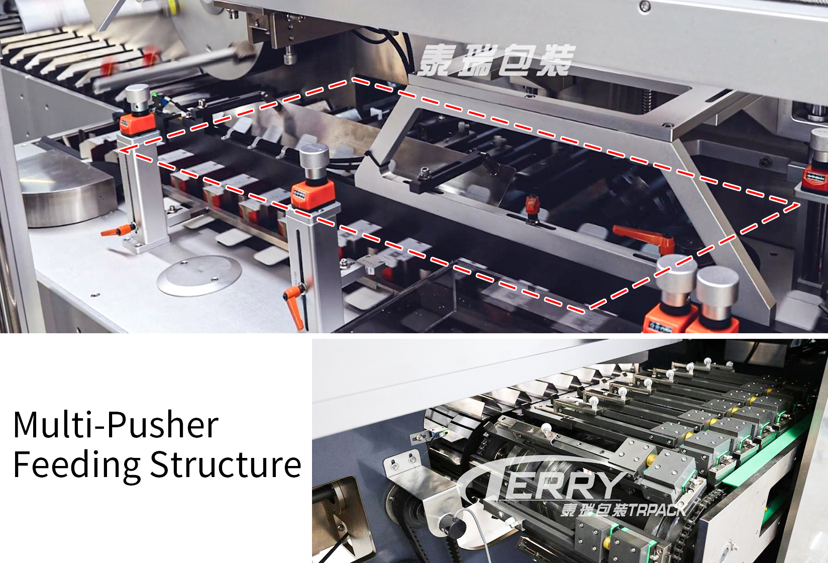 Multi-Pusher Feeding Structure