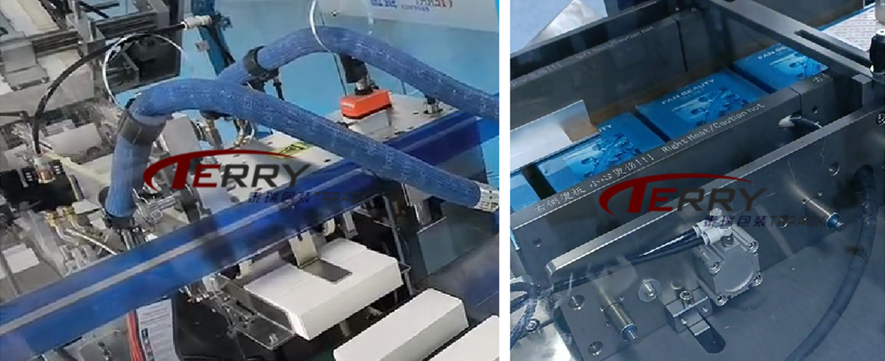 Pneumatic clamping plate ensuring a secure adhesive seal