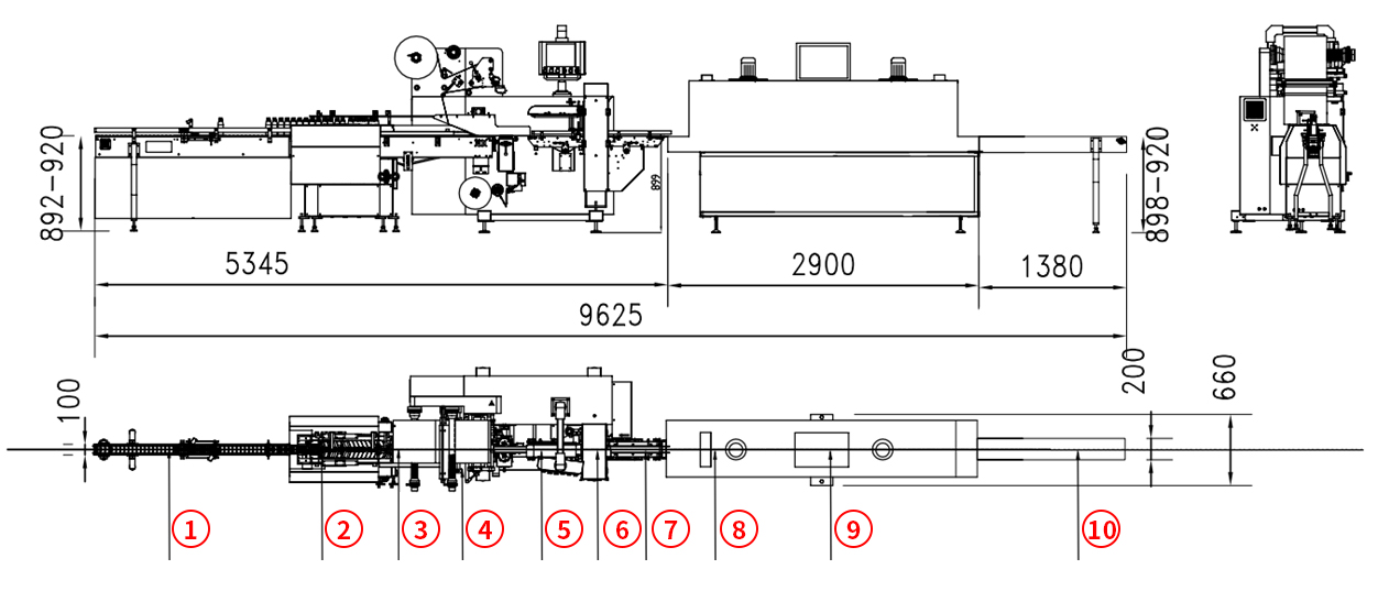 TRPACK Automatic Bottle Wrapping & Shrinking Packaging Machine